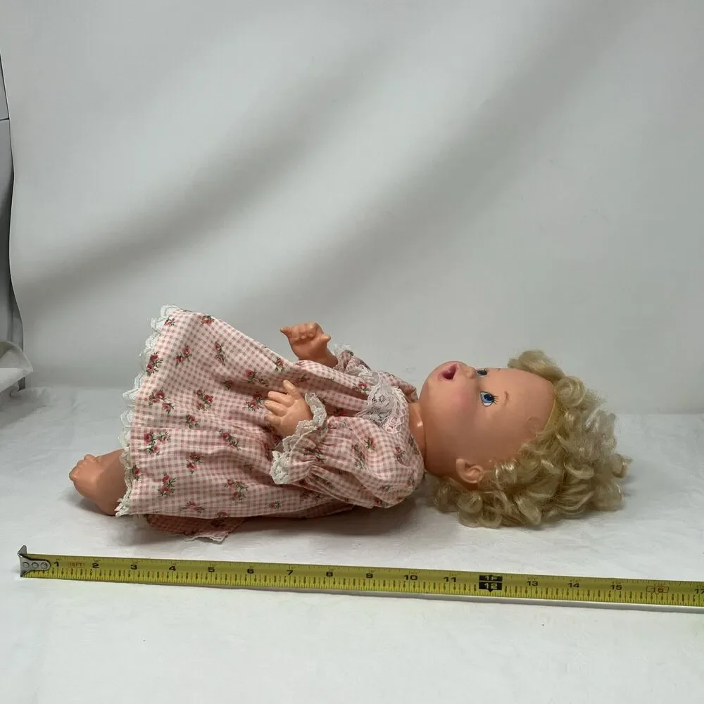 Baby Alive Doll Kenner Vintage 1990 Blonde Hair Blue Eyes NON-WORKING